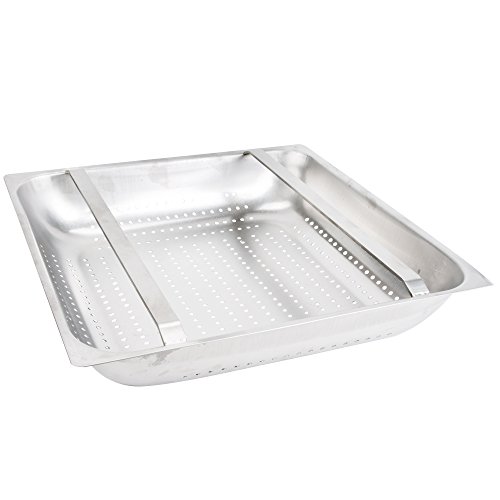 Stainless Steel 20" x 20" Pre-Rinse Basket - 4" Deep