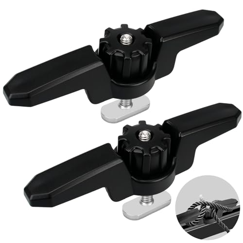 GYPNS Kayak Track Mount Anchor Cleat, for XL Track Mount Line Cleat Kayak Accessories （2 Pack）