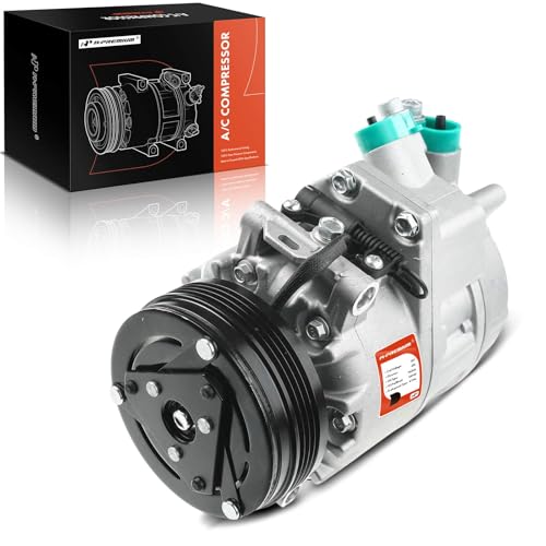A-Premium Air Conditioner AC Compressor with Clutch Compatible with BMW E53 X5 4.4L 4.8L 2004-2006