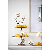 A&B Home Iron Branch Décor with 2 Tiered Tray