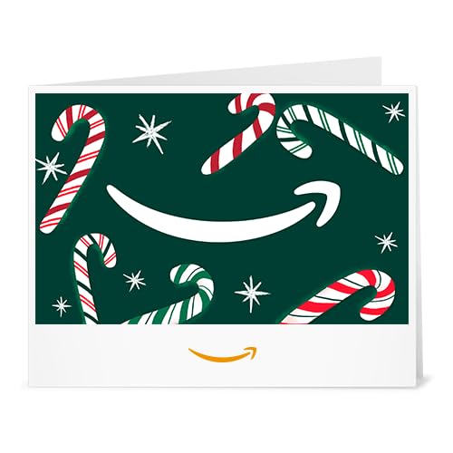 Amazon Gift Card - Print - Candy Canes (Print at Home)