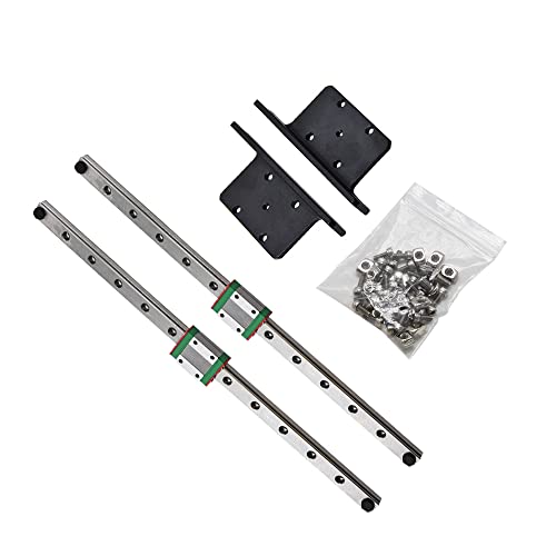 Creativity Upgrade Y axis Linear Rail Guide Kit MGN12H 300MM Length for Ender3 V2/Ender3 Pro 3D Printer