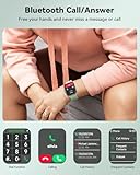 Smartwatch for Men Women, Alexa Built-in, 1.8" Fitness Tracker, IP68 Waterproof Smartwatch for Android & iPhone with Bluetooth Call (Answer/Make), Heart Rate/SpO2/Sleep Monitor/Pedometer, Green