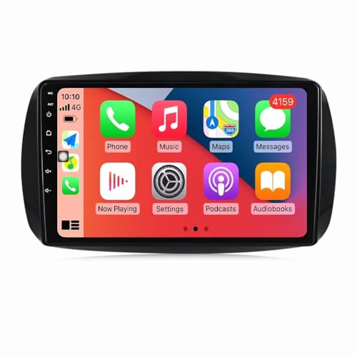 MekedeTech Android Car Radio Stereo for Mercedes Benz Smart 453 Fortwo 2015-2020 Head Unit,1280 * 720 HD Touch Screen Upgrade with 4G LTE Wireless CarPlay/Android Auto,8 core 8+256G