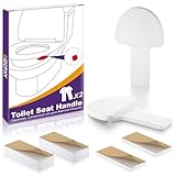 Toilet Seat Lift Handle, Toilet Lid Lifter, Avoid Touching the Toilet Lid, for Home, Office, and Toilet Training - Easy to Use, 2 Piece Set