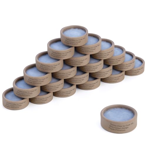 100-Pack Activated Carbon Mouthpiece Filters - Universal Fit for MouthPeace & Other Universal Silicone Mouthpieces, Perfect for Glass Pieces & Your Favorite Collection