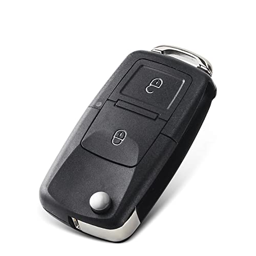 Car Key Shell Case, for VW, for Passat, for Golf, for Polo, for Jetta Touran 2/3 Buttons Remote Car Key Shell Blank Key Case Without Key Blade