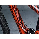 DYEDBRO - MTB Frame Protector - Zebra (Matte/Black)