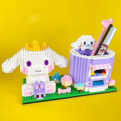 ENHANA Mini Building Blocks Cinnamoroll Dog Building Toy, Micro Building Kits Cartoon for Kids or Adult Gifts,Anime Mini Blocks Set for Adult Bricks Toys 1588PCS