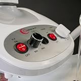 OMWAH 3 in 1 Aromatherapy Facial Steamer with 5X LED Magnifying Lamp Glass High-Frequency Esthetician Spa Equipment