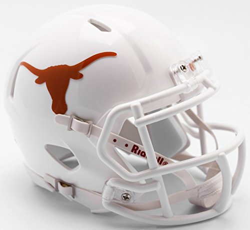 Riddell NCAA Texas Longhorns Helmet Mini SpeedHelmet Replica Mini Speed Style 2017 Design, Team Colors, One Size