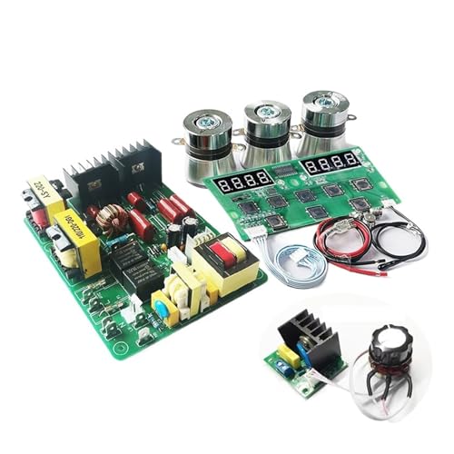 Ultrasonic Cleaner PCB Driver Boards Circuit Board Kit with 40KHz Ultrasounic Transducer(40K180W220V DPD-DG3)
