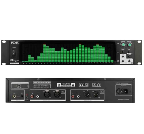 Spectrum Analyzer, BDS PP-131P Digital Audio Spectrum Analyzer, Display Music Spectrum VU Meter Audio 31 Segments (Noise Edition, Green Color)