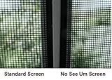 No-Seeum 20x20 Window Screen Mesh - Heavy-Duty Roll - Screens for Window, Door, Porch, & Patio - Easy to Install, Blocks Tiny Insects (36 Inches x 50 Feet)