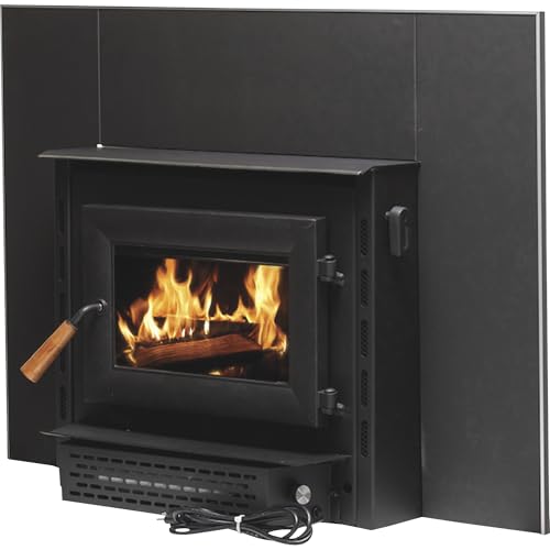Ashley Hearth AW1820E 1,200 Sq. Ft. Wood Stove Insert , Black