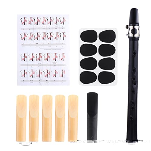 Milisten Mini Saxophone 1 Set Easy Saxophone Woodwind Mini Sax Sax Instrument Pocket Sax Saxophone Instrument Plastic Pressure Pad Portable Portable Saxophone