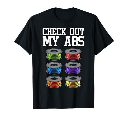 Funny 3D Printing Designs For Men Women ABS Printer Filament T-Shirt