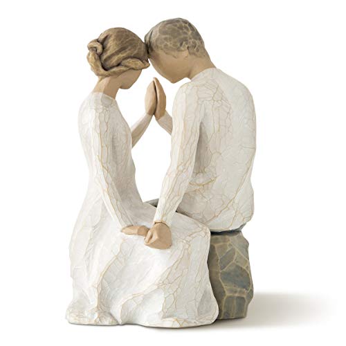 Willow Tree Around You, just The Nearness of You, A Romantic Expression of Love, A Gift for Wedding, Anniversary, for Marriage or Couples, Sculpted Hand-Painted Figure