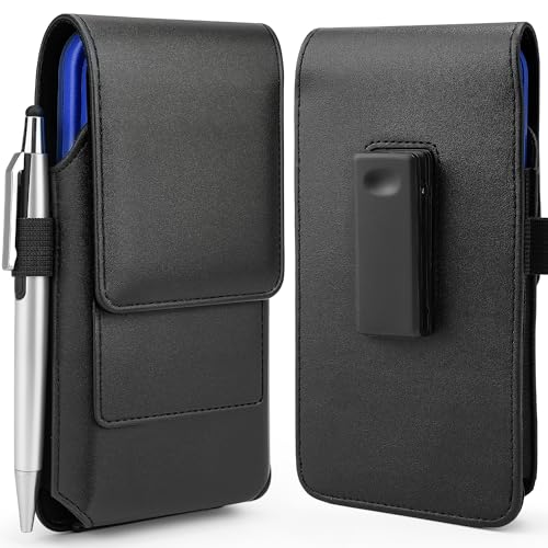 Mopaclle Swivel Belt Clip Phone Holster for Galaxy S24/25 Ultra A03s A14 A33 A25 A52 A73 Note 20 Ultra S24 Plus S23 Plus,Phone Belt Holder for iPhone 16 Pro Max,15/14 Pro Max