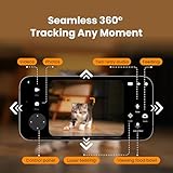 HHOLOVE Automatic Cat Feeder with Camera 360°, 2K HD Video with Night Vision & 2-Way Audio, 5G Cat Food Dispenser with Low Food Sensor, Record Lovely Moments, O Sitter VIP Version