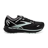 Brooks Women's Ghost 14 GTX Waterproof Neutral Running Shoe - Black/Blackened Pearl/Aquaglass - 6.5 Medium