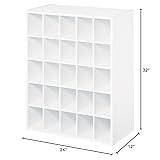 ClosetMaid 8506 25-Cube Organizer, White