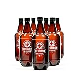 BrewDemon Craft Beer Brewing Kit Signature Pro with Bottles - Conical Fermenter Eliminates Sediment and Makes Great Tasting Home Brewed Beer - 2 gallon Twisted Monk Witbier Ingredients