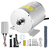 VEVOR 3000W Electric Brushless DC Motor Kitrpm Motor with Upgraded Speed Controller and Throttle Grip Kit for Go Karts E-Bike Motorcycle Scooter DIY