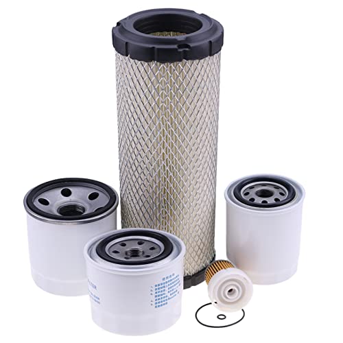 JZGRDN New Filter Kit Compatible with Kubota L2501 H HST Tractor L-Series HST L2800 L3200 L3400 L3800 Tractors