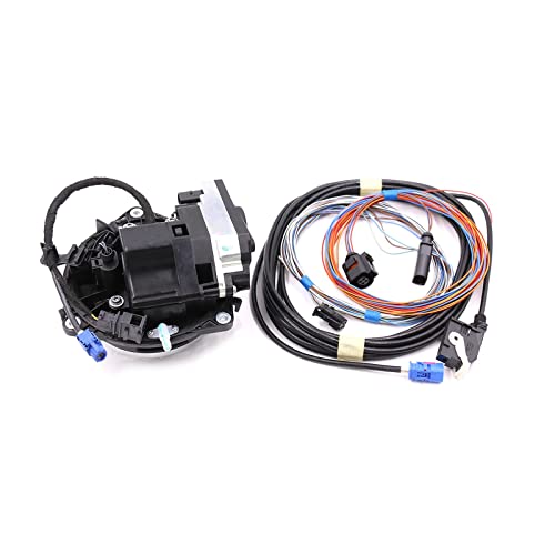 RGB Flip Badge Emblem Rear View Camera Compatible with VW Golf 6 MK6 Compatible with Jetta Passat B7 CC RNS315 RNS510 RCD510(Full KIT)