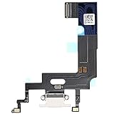 MMOBIEL Dock Connector Compatible with iPhone XR - 6.1 inch - 2018 - Charging Port Flex Cable - Headphone Port/Microphone/Antenna Replacement - Incl. Screwdrivers - White