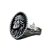 Religion Jesus Ring For Men Women Stainless Steel Cross Rings Prayer Christian Jewelry Gifts Dropshipping - Ni16 (10)