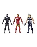 Marvel Avengers Titan Hero Series Black Panther Thor Iron Man 3-Pack