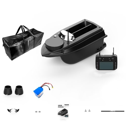 Goekhyrani GPS RC Bait Boat for Fishing, 800M Remote Control, 6.6lbs Payload, 20000mAh Battery, 2–4H Runtime, Auto-Return & Cruise Control, Long-Range Bait Boat for Carp & Lake Fishing