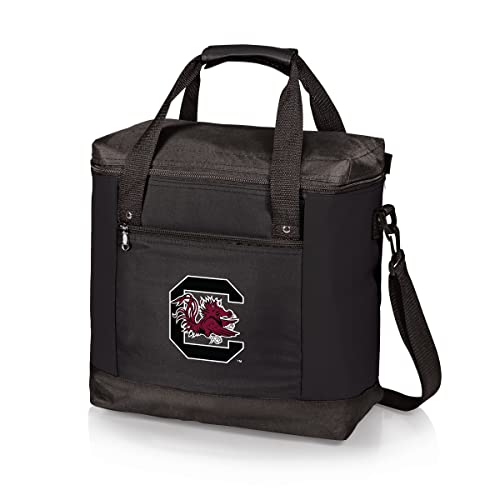 PICNIC TIME NCAA South Carolina Gamecocks Montero Tote Cooler Bag, Soft Cooler Bag, Picnic Tote, (Black)