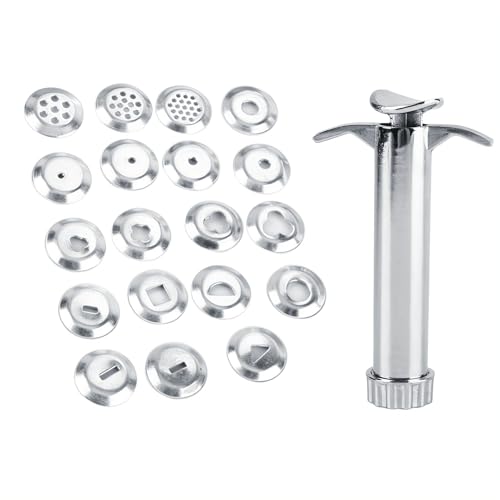 Clay Extruder Alloy 19 Disc Sugar Paste Extruder Tool Craft Sculpture Sculpting Set