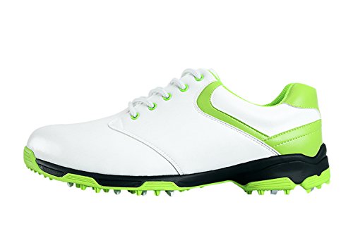 PGM Anti-Skid Waterproof Golf Shoes with Spikes for Men Green