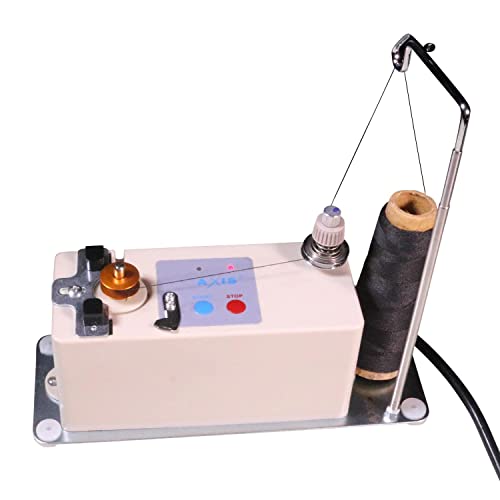 Axis Bobbin Winder Portable Automatic Bobbin Winder Bobbin Class15 L M Style for Juki Janome Brother Singer Quilting Embroidery Sewing Machine Bobbin Max Dia 1.1” Bobbin Hole Dia 1/4” Wide 0.46”