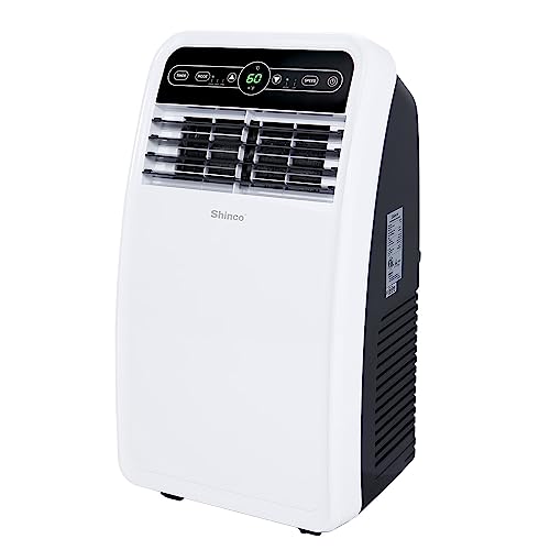 Shinco 8,000 BTU Portable Air Conditioner, Portable AC Unit with Built-in Cool, Dehumidifier & Fan Modes for Room up to 200 sq.ft, Room Air Conditioner with Remote Control, Installation Kit