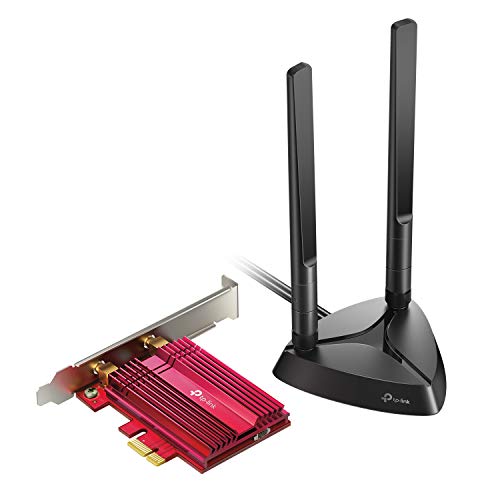 TP-Link WiFi 6 AX3000 PCIe WiFi Card (Archer TX3000E), Up to 2400Mbps, Bluetooth 5.3, 802.11AX Dual Band Wireless Adapter with MU-MIMO, OFDMA, Ultra-Low Latency, Supports Windows 11, 10 (64bit)