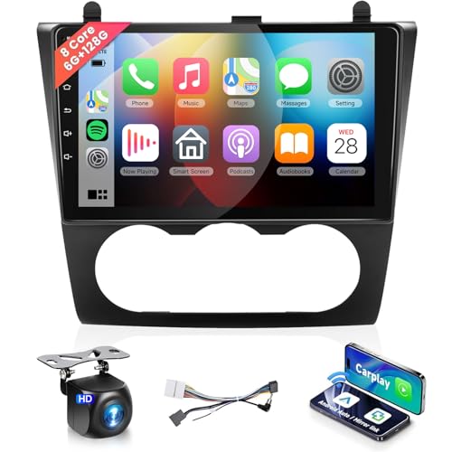 8Core 6G 128G Radio for Nissan Altima 2008 2009 2010 2011 2012 Car Stereo Replacement with 9inch 1280x720 IPS Touchscreen/Wireless CarPlay/Android Auto/DSP 46EQ/5.0 BT/GPS/WiFi/59UIs/Backup Camera