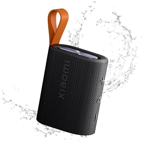 Xiaomi Sound Packet Mi Portable Bluetooth 5.4 Speaker, IP67 Waterproof Outdoor Bluetooth Speaker with Dynamic Sound, Supports TWS Connection, 10 Hours Playback Time, Black