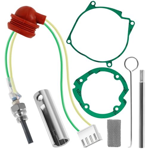 12V Glow Plug Repair Kit, Ceramic Glow Plug Diesel Heater, Diesel Air Car Parking Heater Ceramic Glow Plug Repair Kit, Compatible with D2 D4 D4S and Other Aerial Parking Heaters (1)
