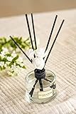 CULTURE & NATURE Reed Diffuser Set 6.7oz (200ml) Clean Cotton Scented Diffuser with Sticks Home Fragrance Reed Diffuser for Bathroom Shelf Decor