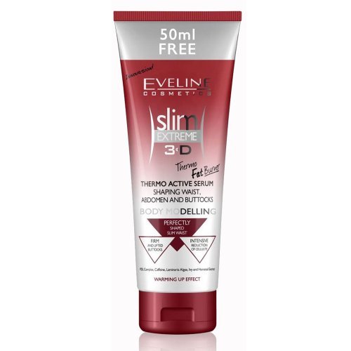 Eveline Cosmetics - Slim Extreme 3D Thermo Active Serum Shaping Wasit, Abdomen & Buttocks 250ml by MagicSupplements