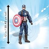 Avengers Marvel Endgame Titan Hero Series 12" Action Figures Captain America, Iron Spider, Black Panther, and Iron Man (4 Action Figures)