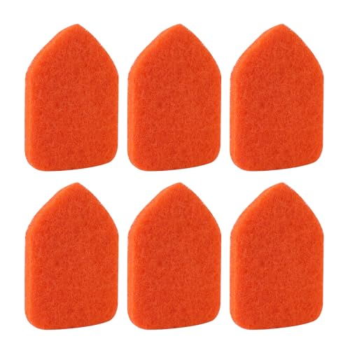 CLEANHOME Scouring Pads 6 Pieces,Bathroom Scouring Stick Suitable for Shower Tile and Tub Scrubber Brushes