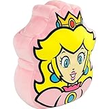 Club Mocchi-Mocchi- Super Mario Plush - Princess Peach Plushie - Squishy Mario Plushies - Plush Collectible Mario Toys - Soft Plush Toys and Mario Room Decor - 15 inch