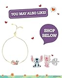 Disney Lilo & Stitch BFF Necklace Set of 2 16"+3" Official License, Best Friends Necklaces with Angel & Stitch Pendant