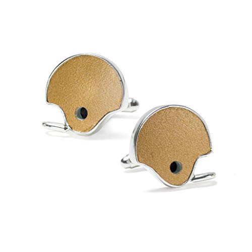 Tokens & Icons Collegiate Football Used Helmet Cufflinks - Notre Dame (16ND)